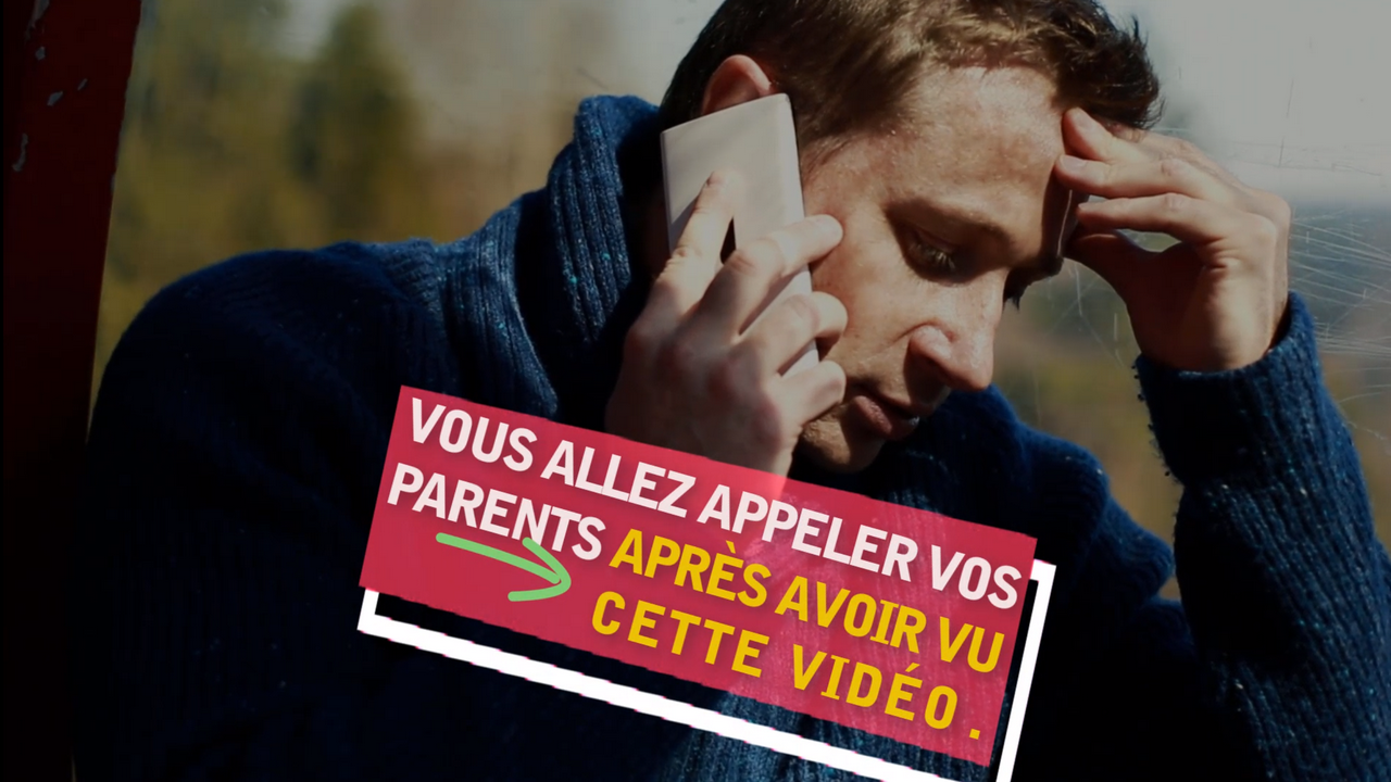 Vous allez appeler vos parents après avoir vu cette vidéo.