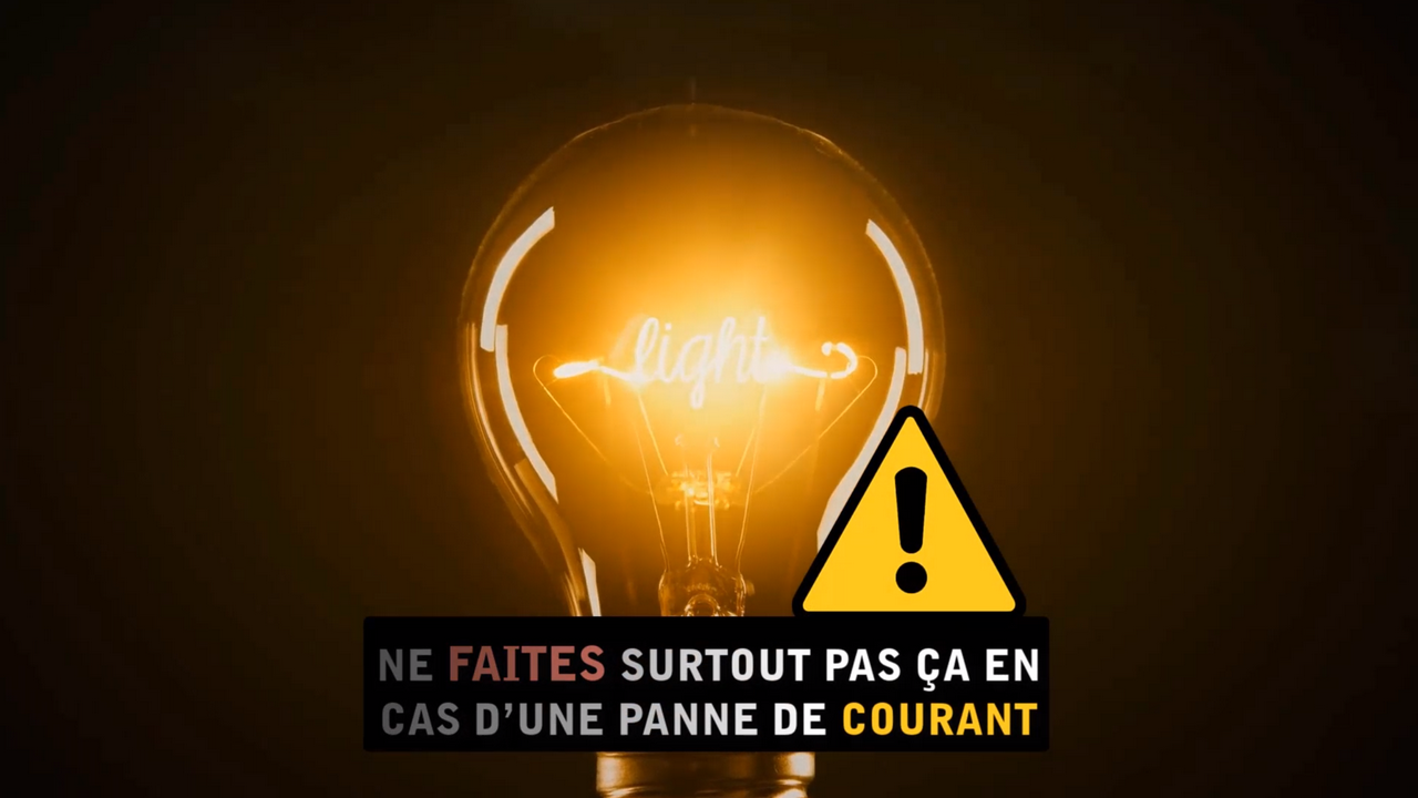 Ne faites surtout pas ça en cas d’une panne de courant