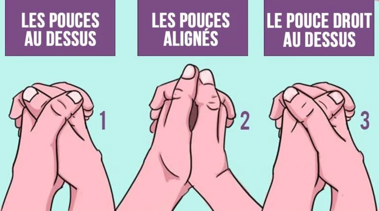 Votre facon de croiser vos doigts indique quel genre de personne vous etes