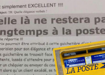 Celle là ne restera pas longtemps à la poste! Quelle répartie
