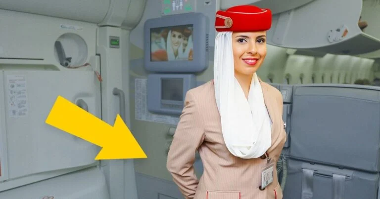 Pourquoi les hotesses de lair gardent elles leurs bras derriere le dos lorsquelles accueillent les passagers 1