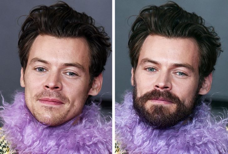 Voici ce a quoi ressembleraient ces 12 celebrites si elles decidaient de se laisser pousser la barbe6