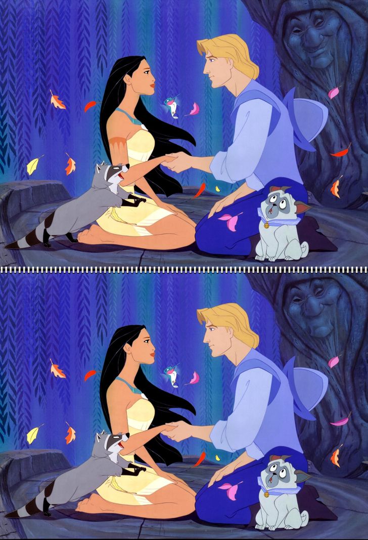 Evaluez vos competences visuelles et reperez les differences presentes dans ces 20 scenes de films Disney 30