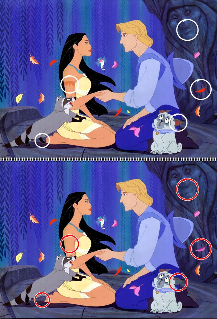 Evaluez vos competences visuelles et reperez les differences presentes dans ces 20 scenes de films Disney 31