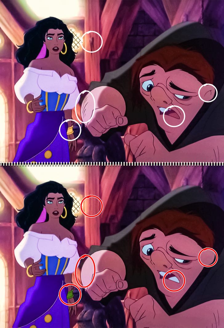 Evaluez vos competences visuelles et reperez les differences presentes dans ces 20 scenes de films Disney 33