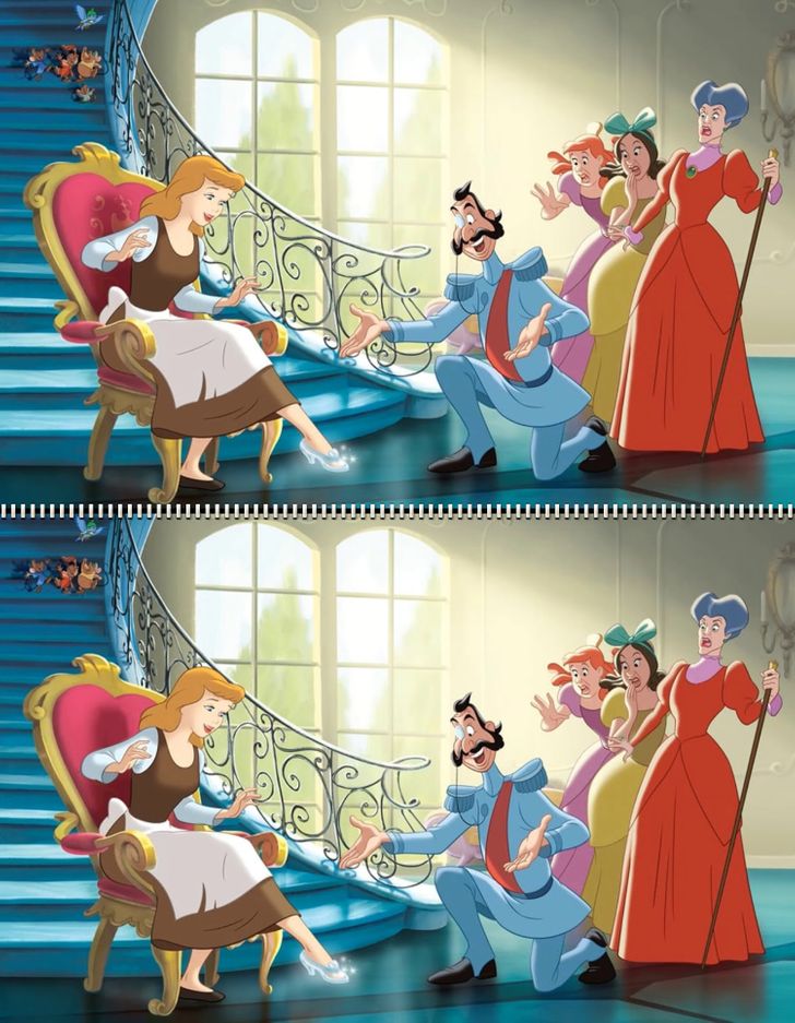 Evaluez vos competences visuelles et reperez les differences presentes dans ces 20 scenes de films Disney 6