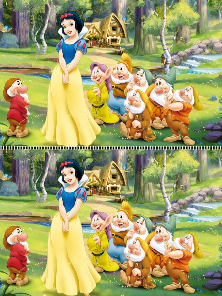 Evaluez vos competences visuelles et reperez les differences presentes dans ces 20 scenes de films Disney