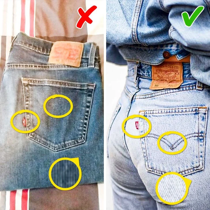 19 Méthodes peu connues pour détecter les faux vêtements de marque vrai faux jeans