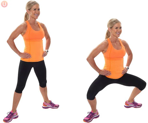Le squat plié