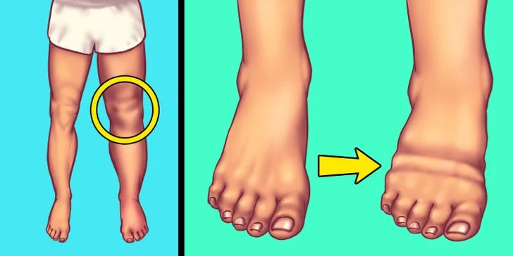 gonflement pieds et mains sel