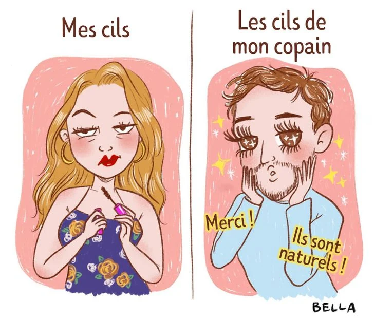Bande dessinée cil petit copain