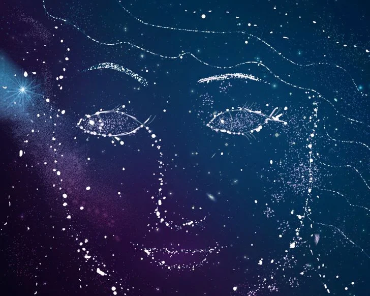 un visage ou un poisson illusion d'optique