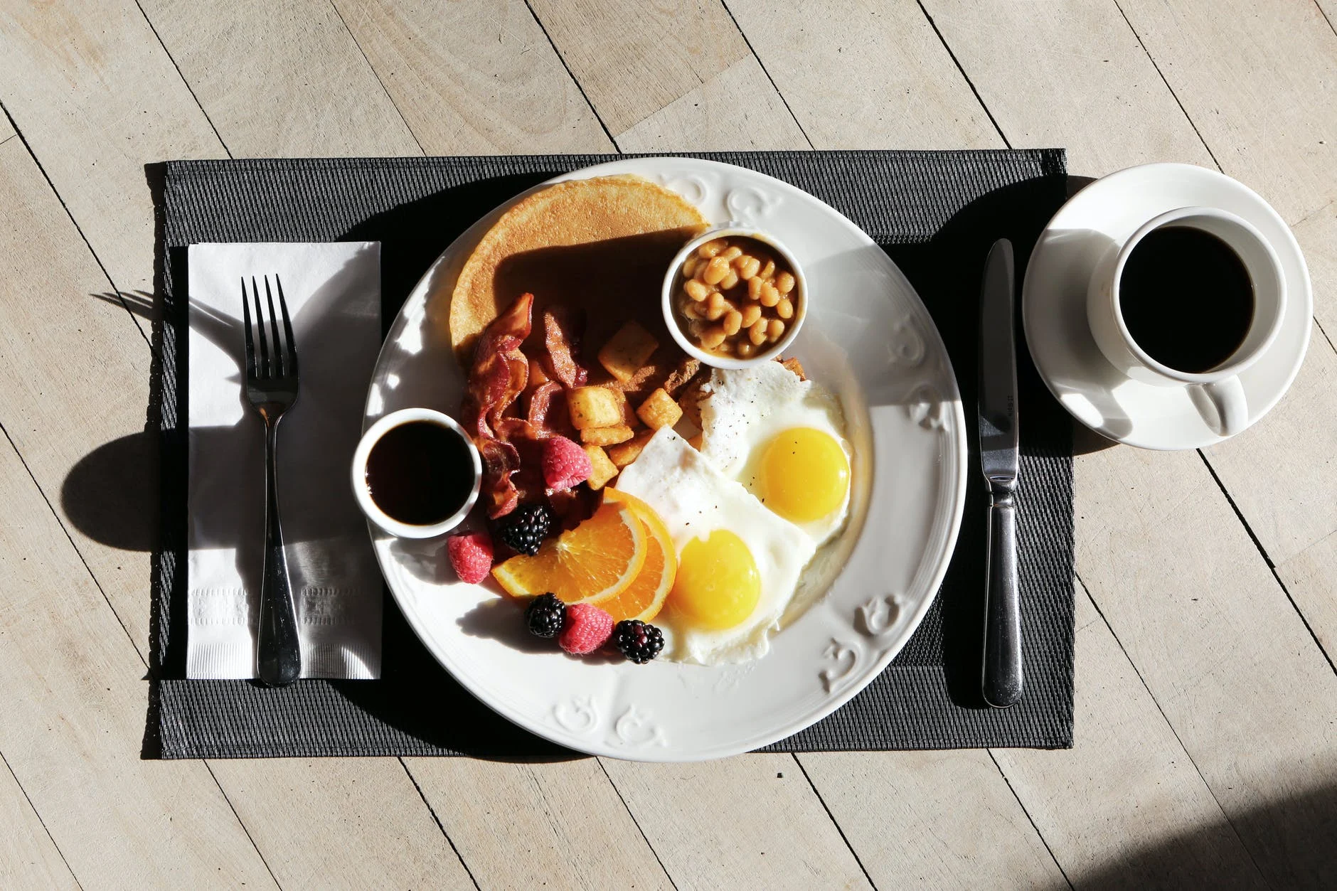 plat petit déjeuner oeufs