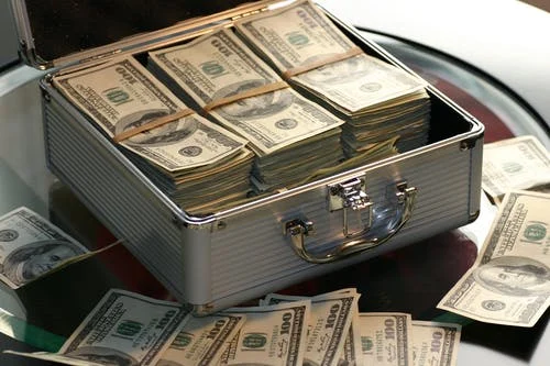 Billets de banque porte chance