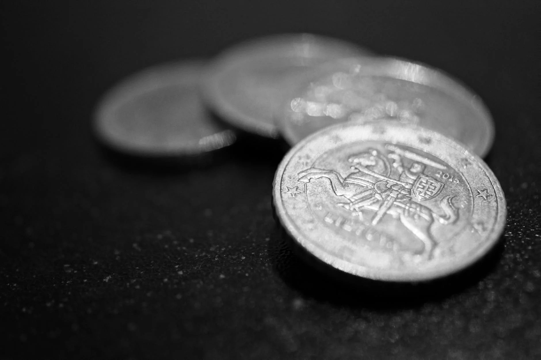 Pièces de monnaie pour attirer argent 