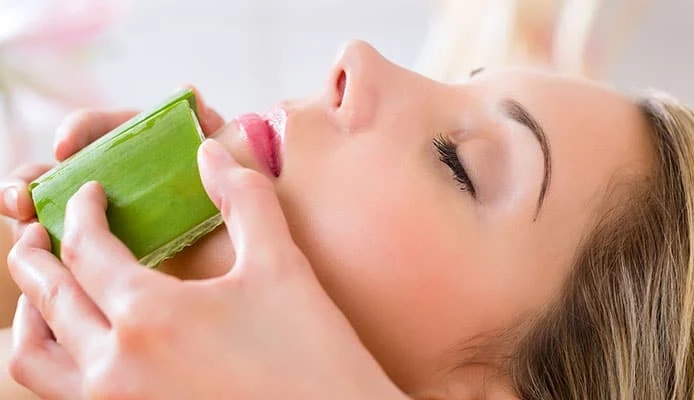 aloe vera femme visage rides