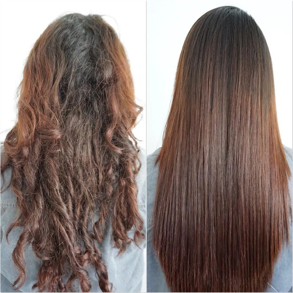 cheveux sain avant après