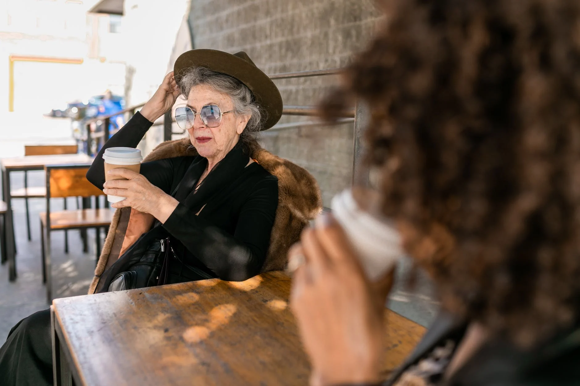 ménopause femme café