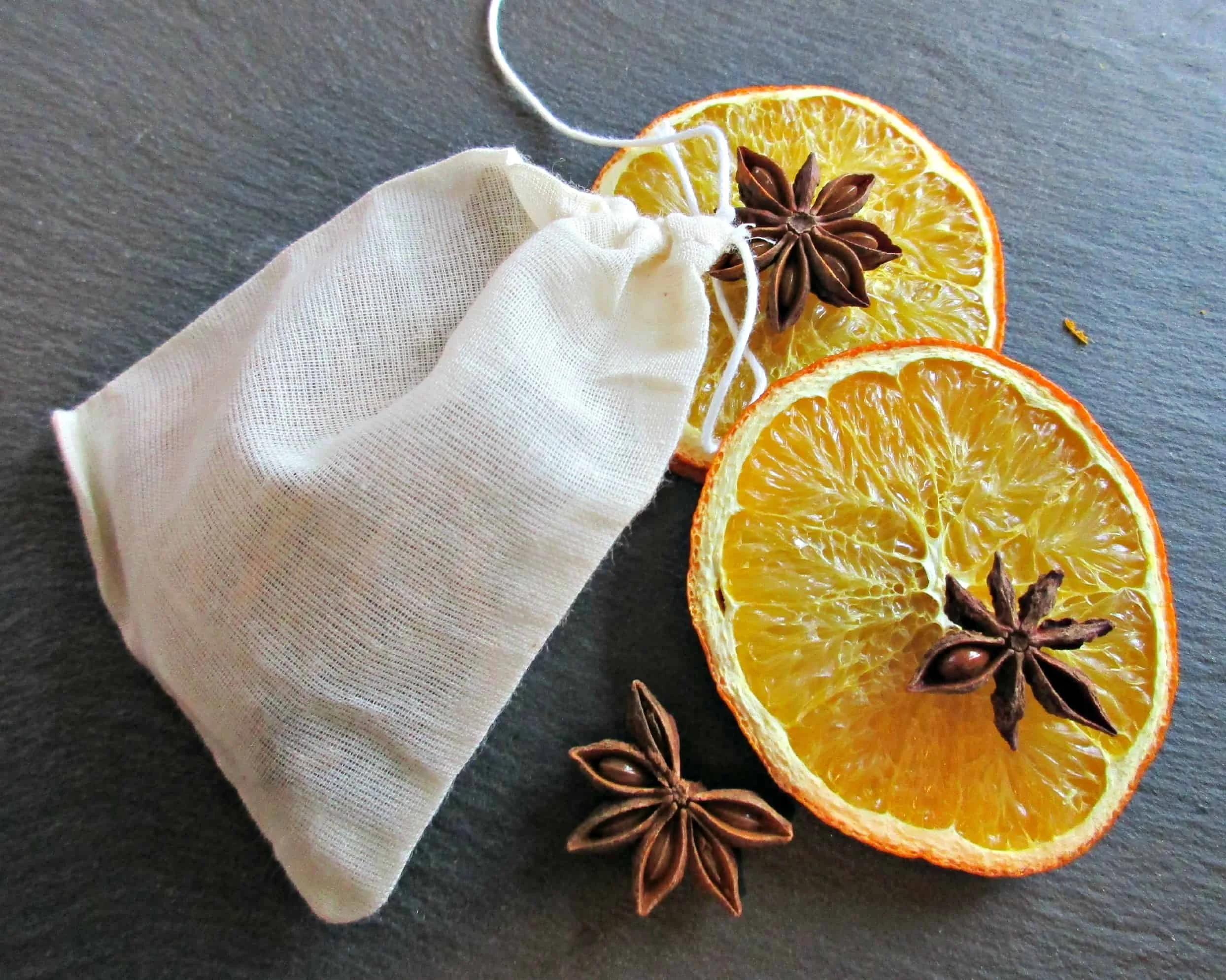 3. Les peaux d'orange séchées