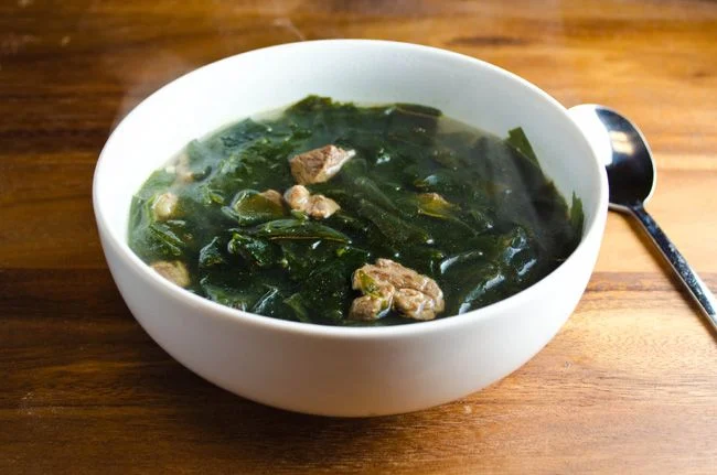 Soupe aux algues fortifiante
