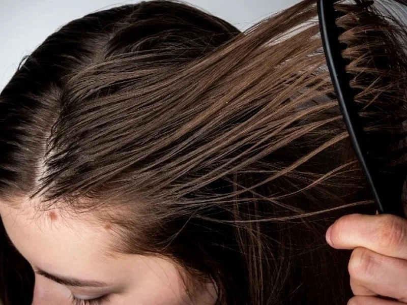 se laver les cheveux