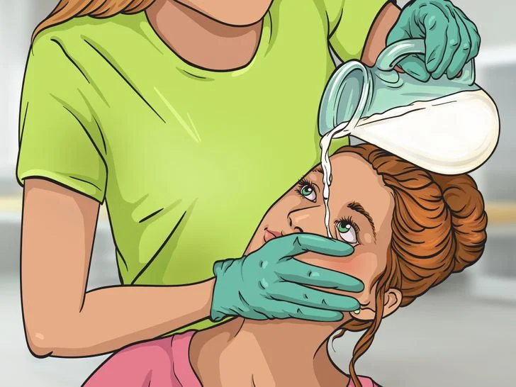 Utiliser du lait pour apaiser un œil brûlant