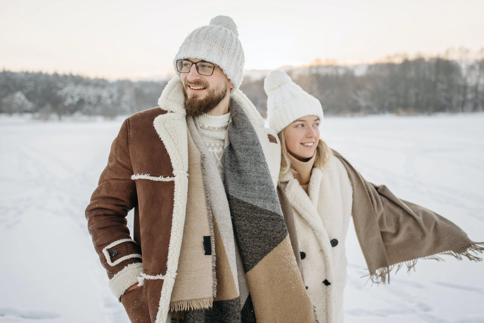 vetement froid couple