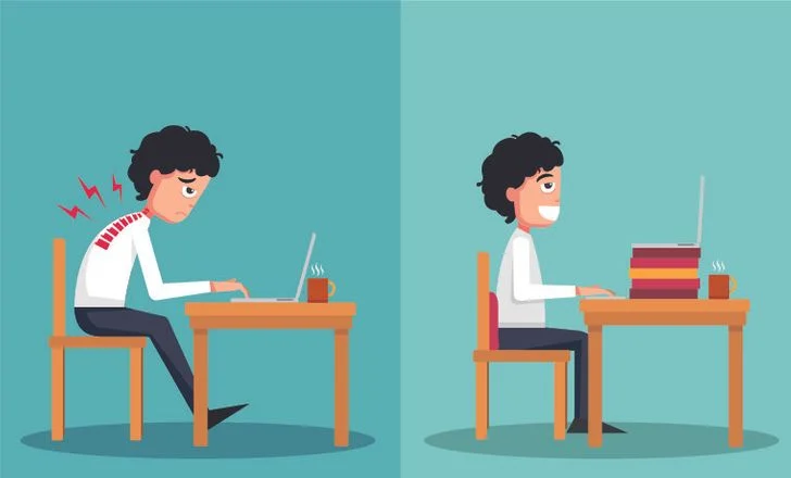 Douleurs cervicales S'efforcer d'adopter une meilleure posture assise