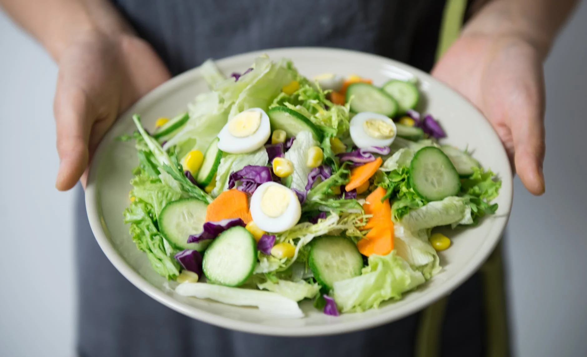 Salade de légumes verts