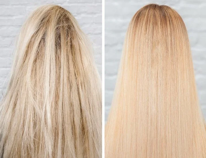 Se défriser les cheveux avec du lait