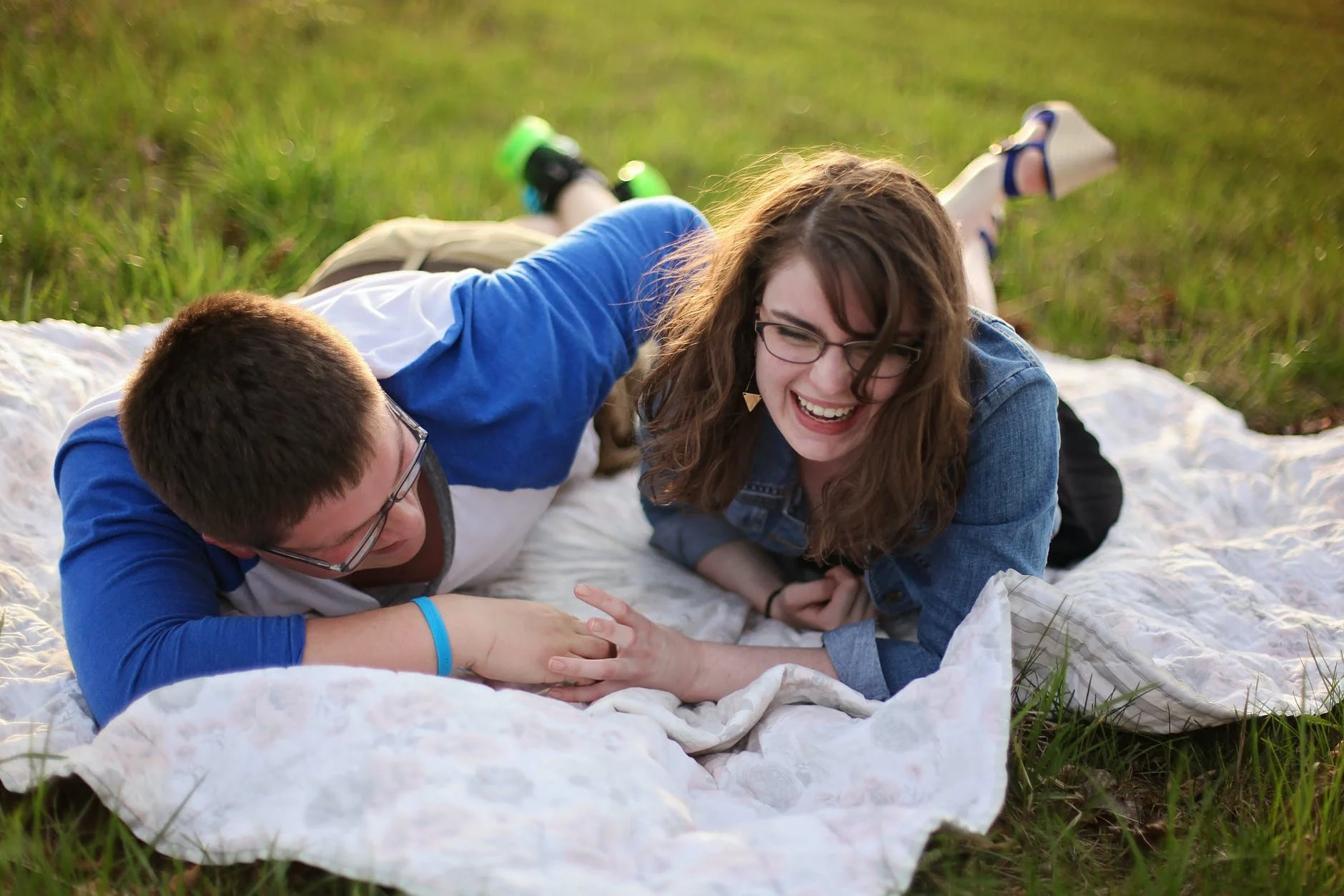 un couple heureux