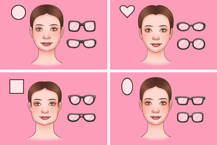 Choisir la mauvaise paire de lunettes pour la forme de votre visage