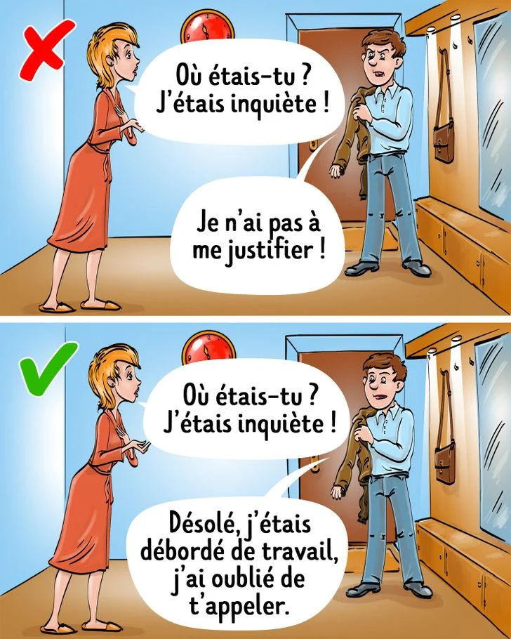 Je n'ai pas à me justifier auprès de toi !