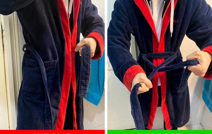 rendre votre peignoir plus serré