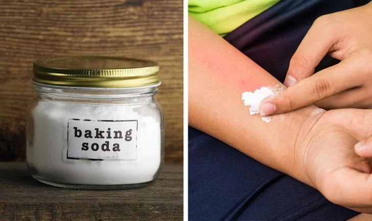 Bicarbonate de soude pour les piqûres d'insectes