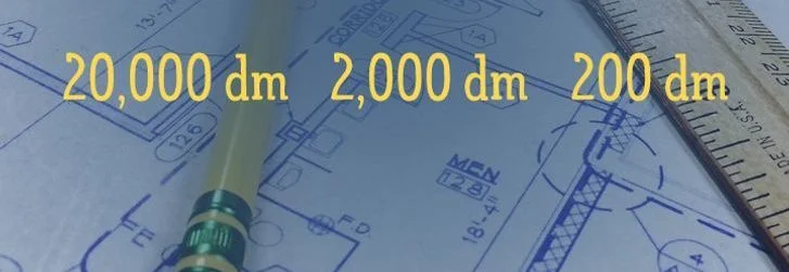 Combien de décimètres y a-t-il dans 0,2 km