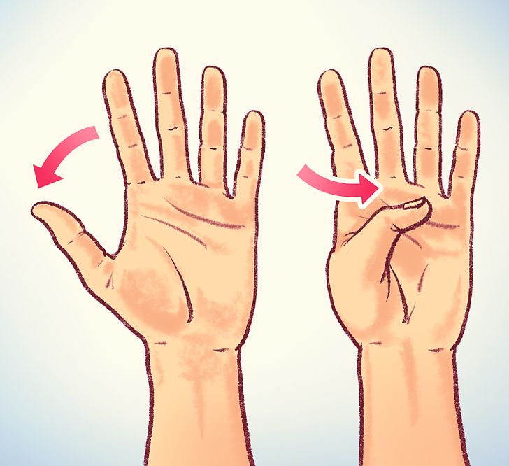 Exercice des mains