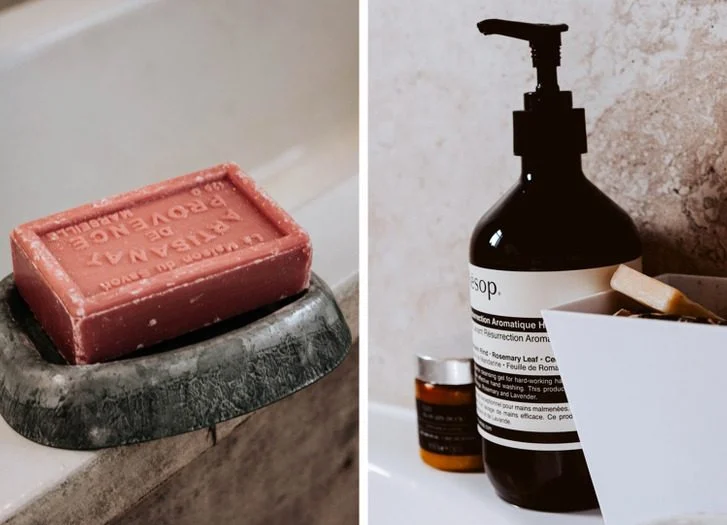 Vous utilisez des barres de savon