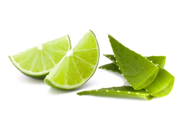 Soin du visage à l'aloe vera et au citron