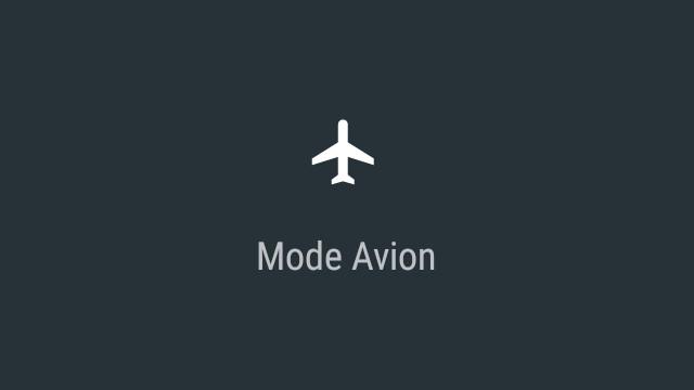 À quoi sert le mode avion
