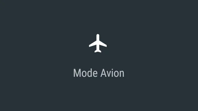 À quoi sert le mode avion