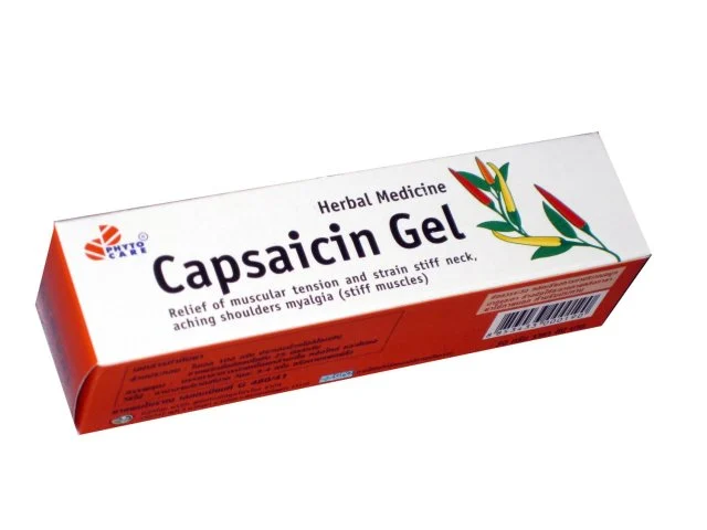 Crème à la capsaïcine