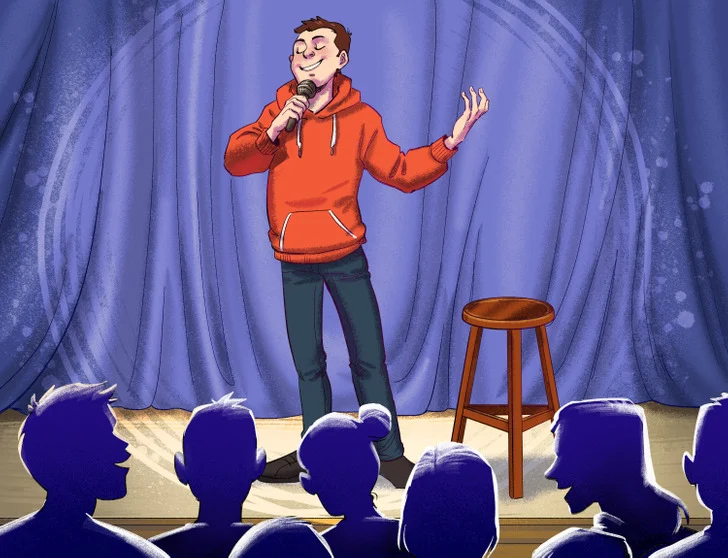 Il y a plus de chances de rire si vous connaissez la personne qui raconte la blague