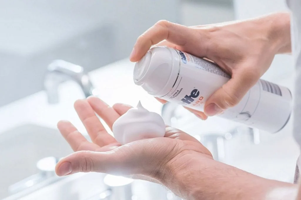 La mousse à raser