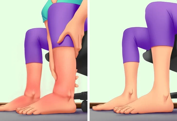 jambes et pieds gonflés 