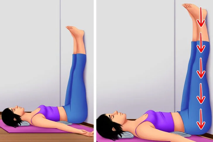 Surélevez vos pieds jambes
