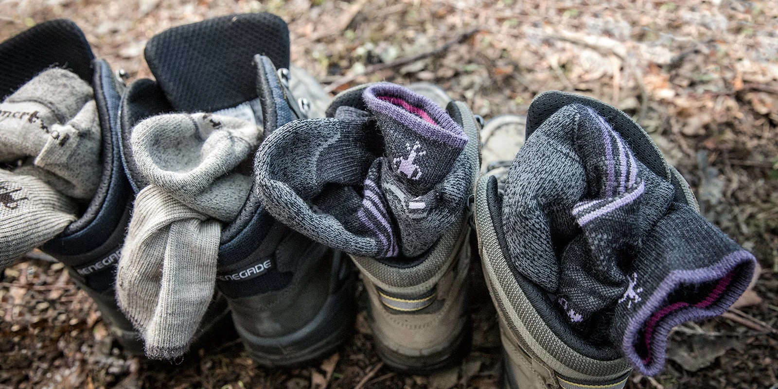 Une double couche de chaussettes