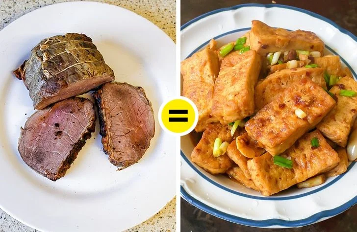 Viande contre tofu