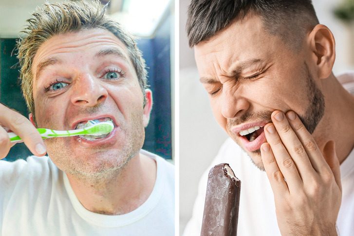 Vos dents seront moins sensibles se brosser les dents