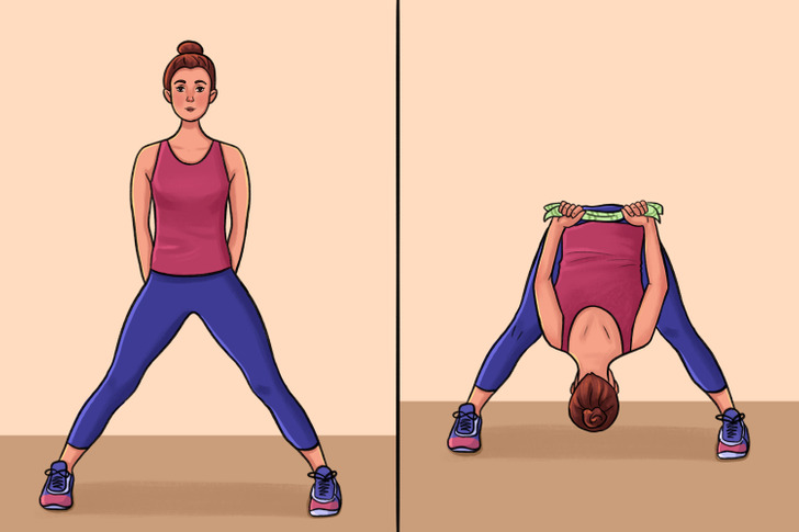 Les exercices d'étirement et de stretching